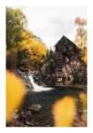 Poster RUSTIC FARMHOUSE RIVER HOUSE