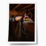Poster RUSTIC FARMHOUSE SADDLE