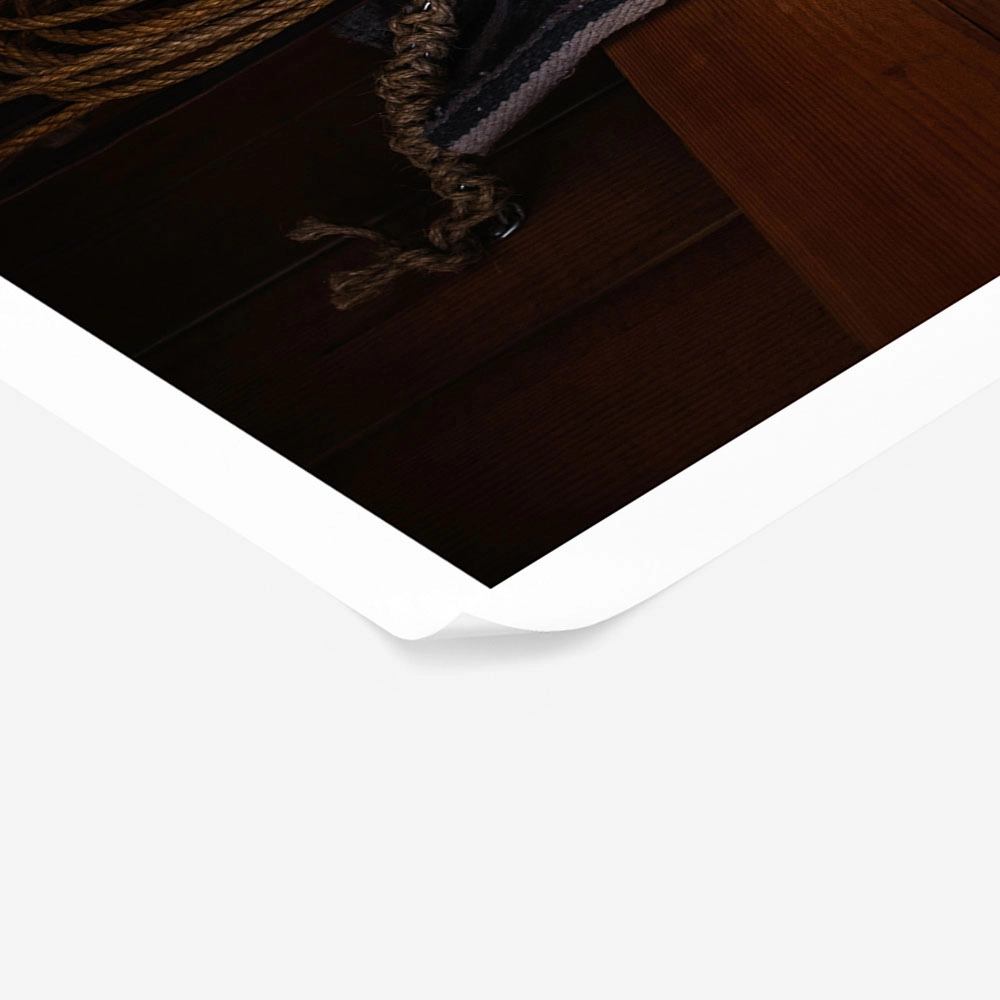 Poster RUSTIC FARMHOUSE SADDLE