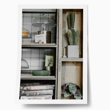 Poster RUSTIC FARMHOUSE SHELVES - 