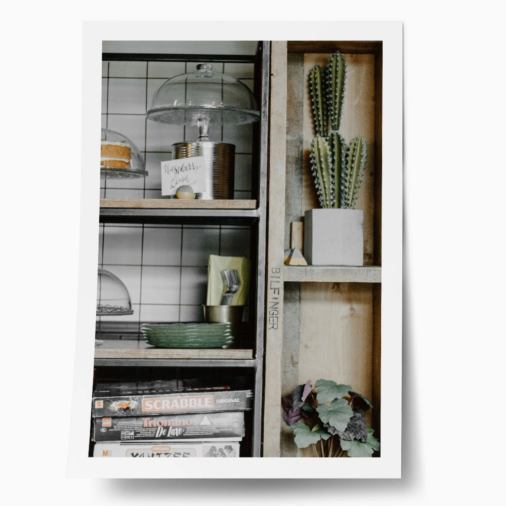 Poster RUSTIC FARMHOUSE SHELVES