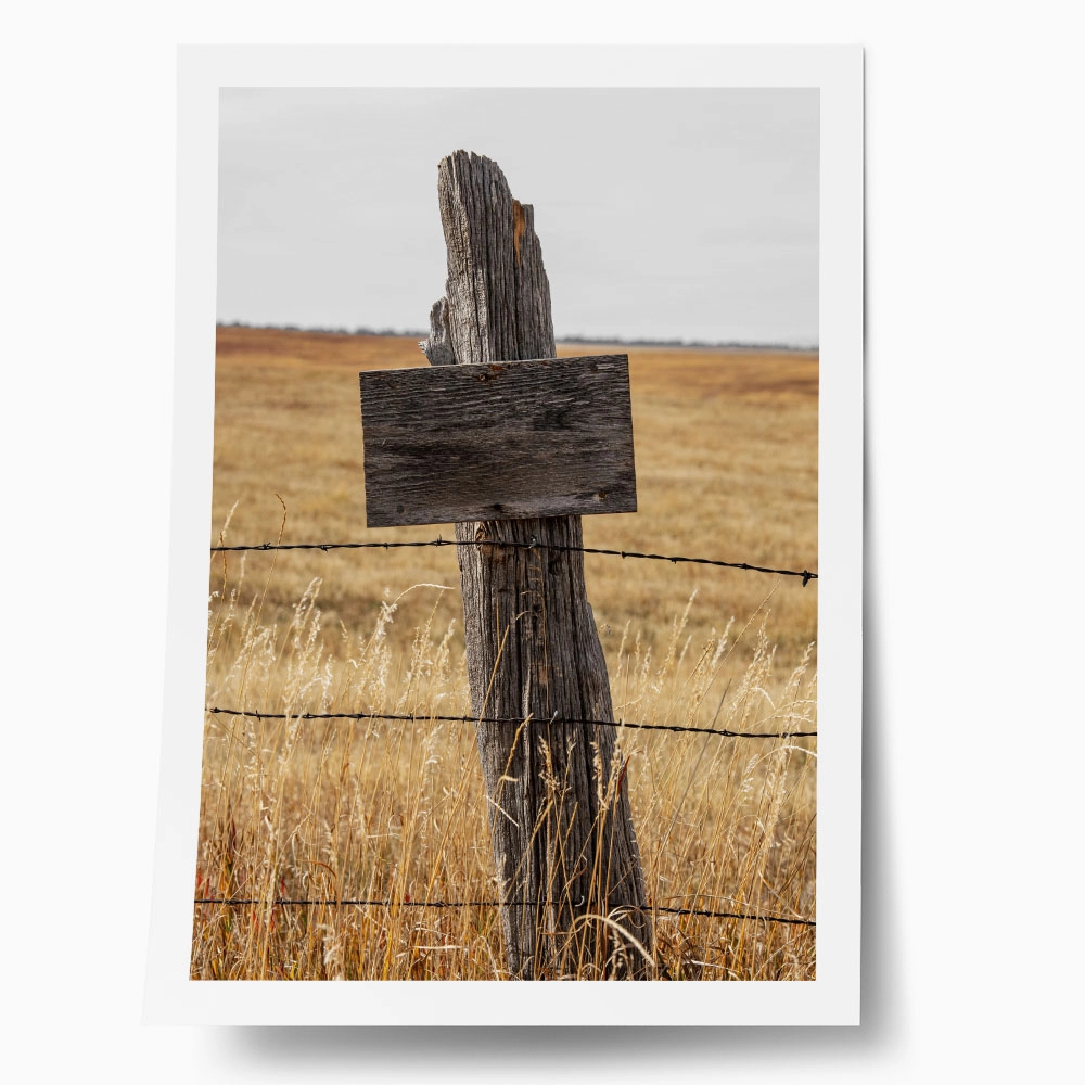 Poster RUSTIC FARMHOUSE SIGN POST