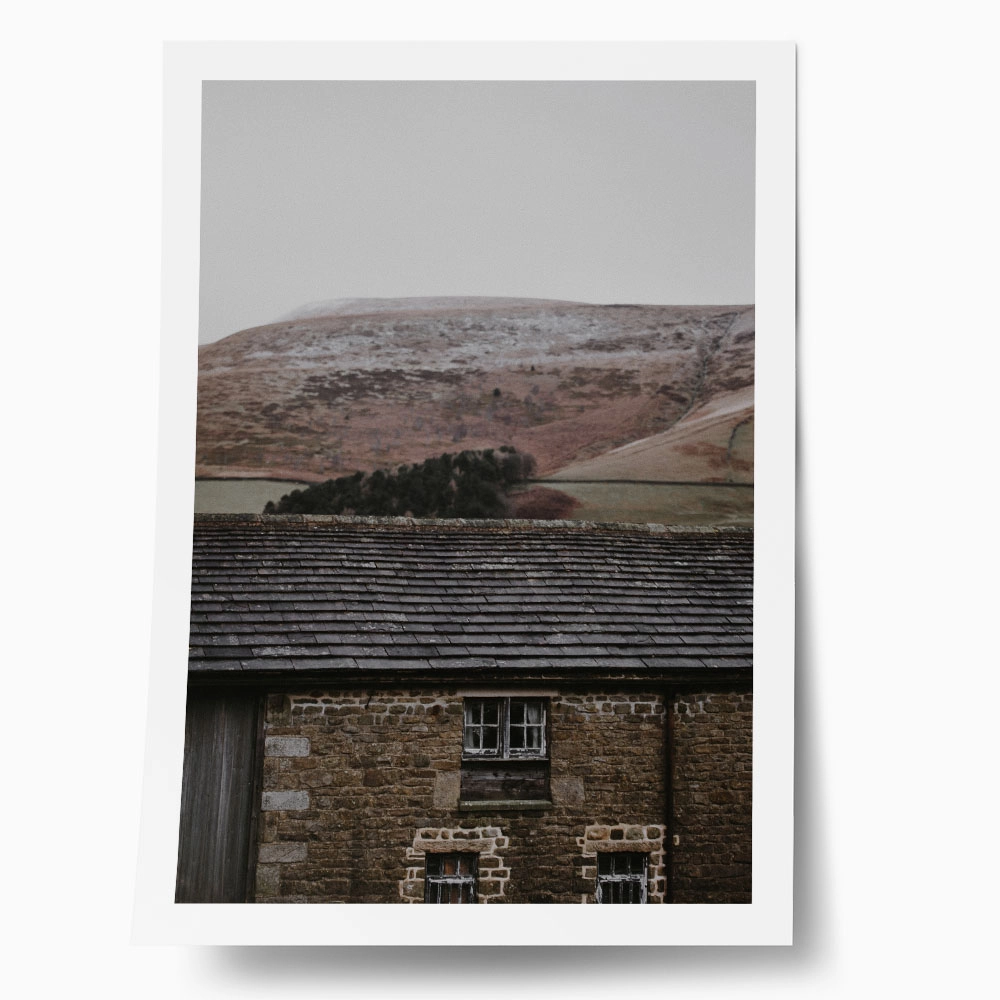 Poster RUSTIC FARMHOUSE STONE CABIN 3