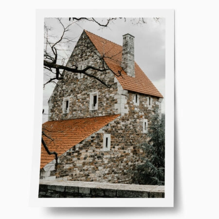 Poster RUSTIC FARMHOUSE STONE CABIN 5 - 