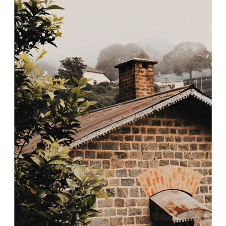Poster RUSTIC FARMHOUSE STONE CABIN 6 -  Sticky 2