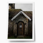 Poster RUSTIC FARMHOUSE STONE CABIN