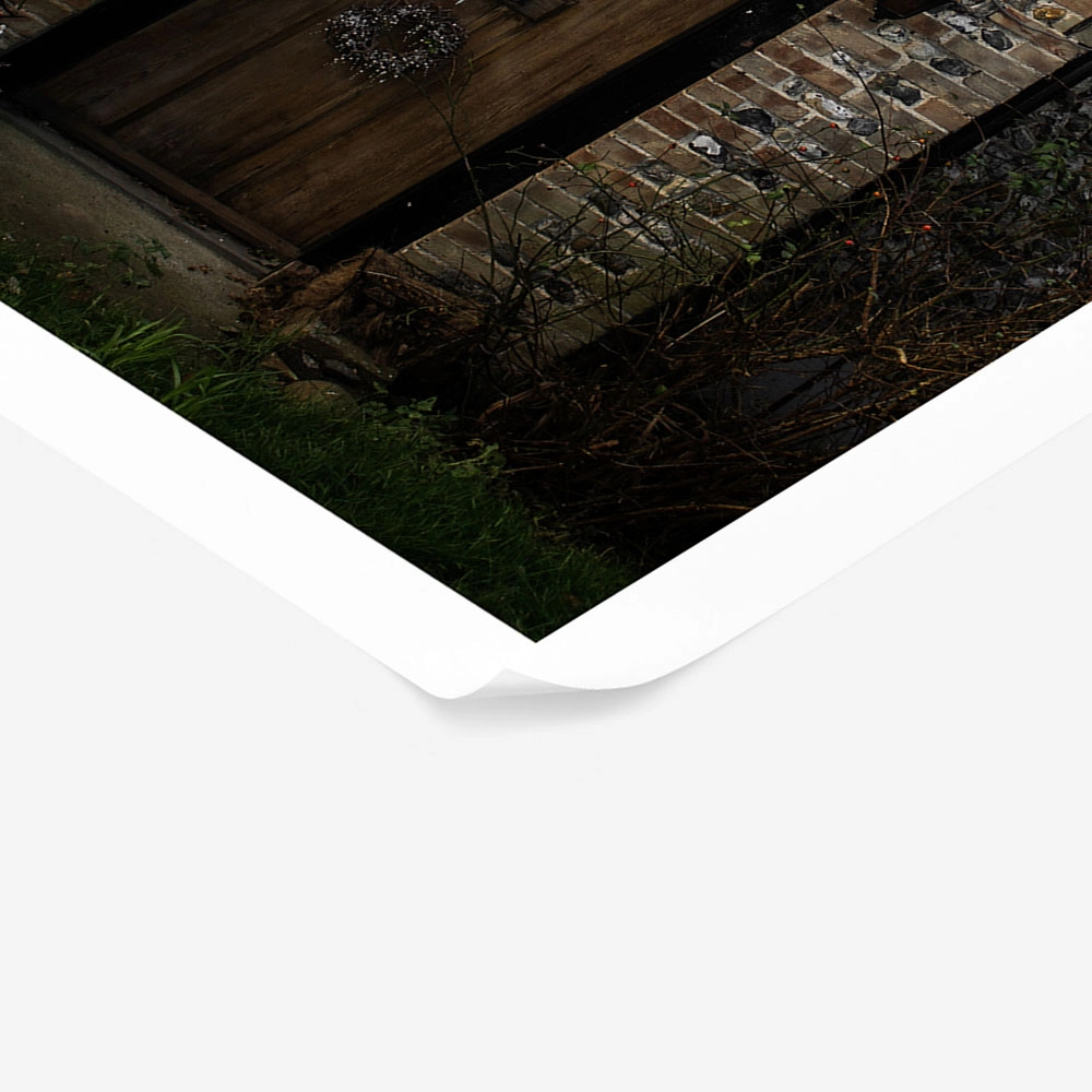 Poster RUSTIC FARMHOUSE STONE CABIN