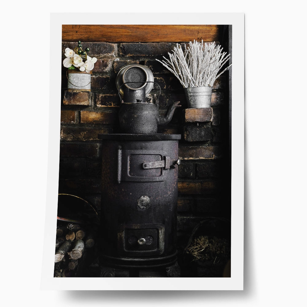 Poster RUSTIC FARMHOUSE STOVE 2