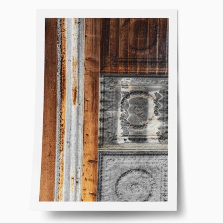 Poster RUSTIC FARMHOUSE WALL TEXTURE - 