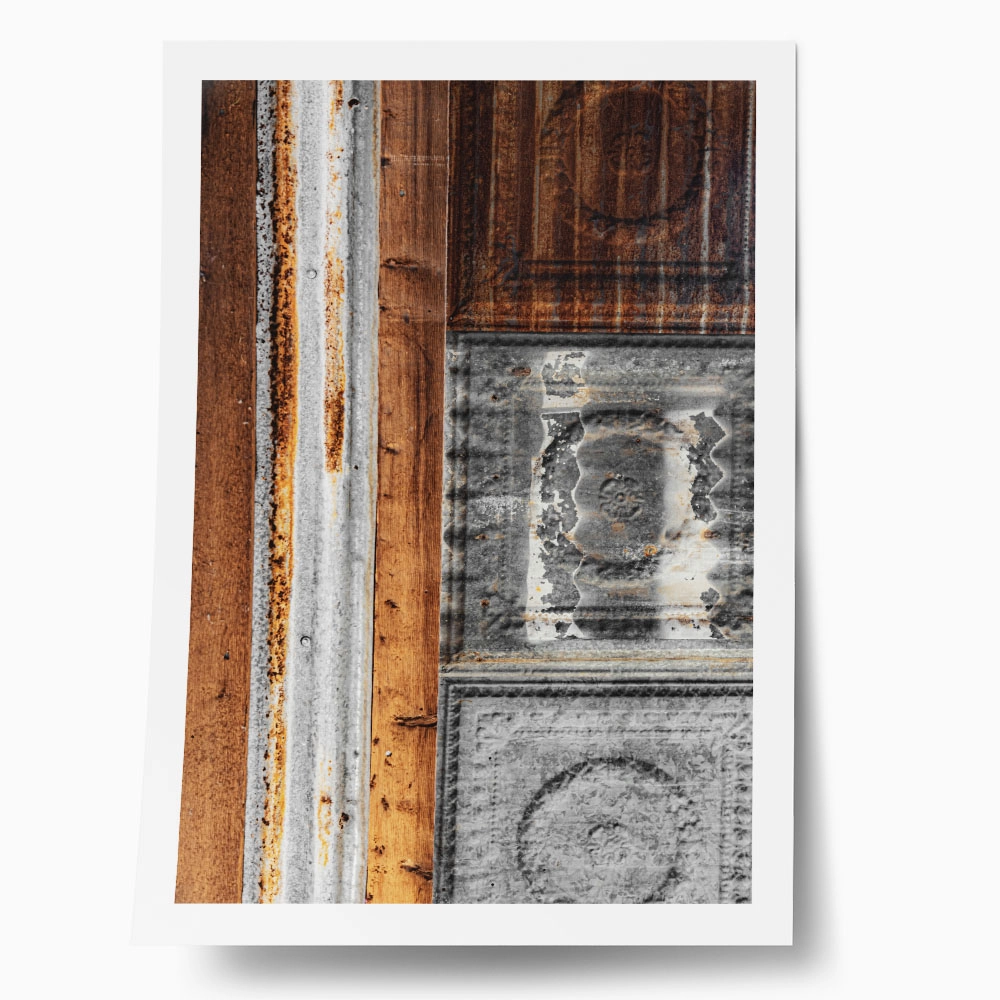 Poster RUSTIC FARMHOUSE WALL TEXTURE