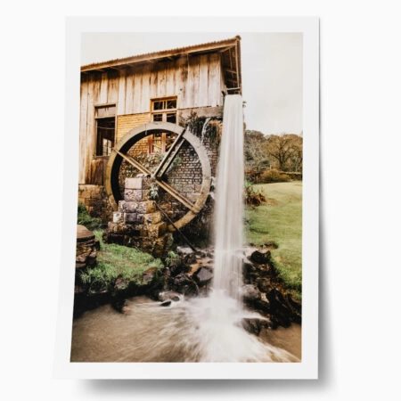 Poster RUSTIC FARMHOUSE WATER MILL - 