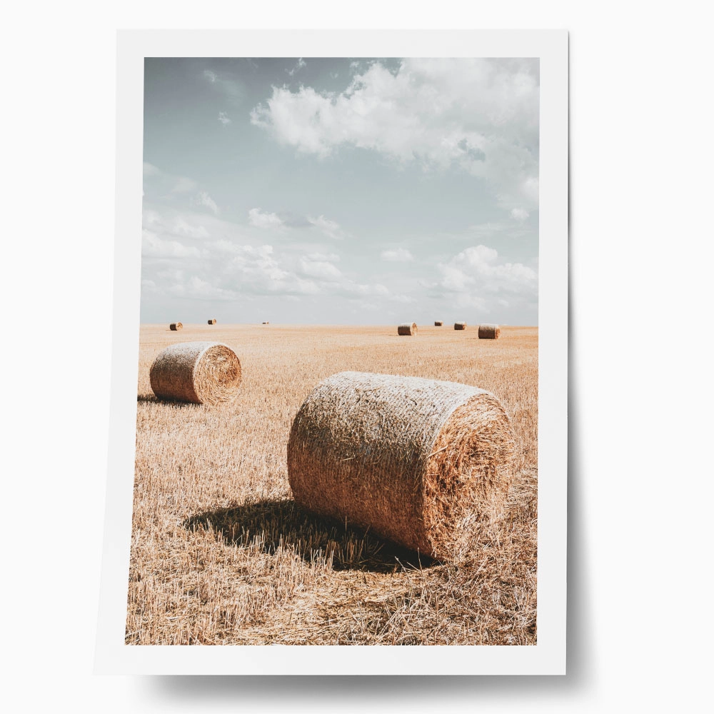Poster RUSTIC FARMHOUSE WHEAT FIELD 2