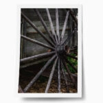 Poster RUSTIC FARMHOUSE WHEEL 2