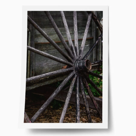 Poster RUSTIC FARMHOUSE WHEEL 2 - 