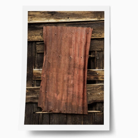 Poster RUSTIC FARMHOUSE WOOD AND METAL - 