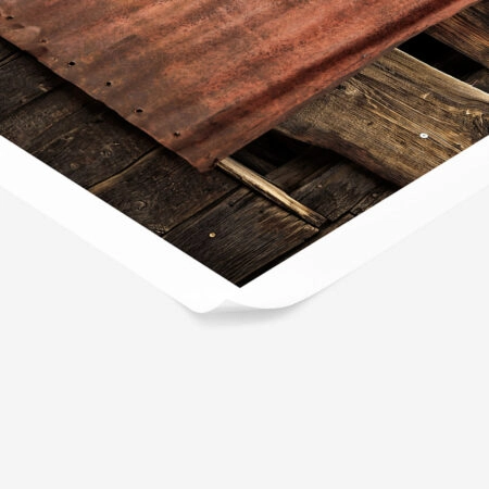 Poster RUSTIC FARMHOUSE WOOD AND METAL -  Sticky 1