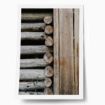Poster RUSTIC FARMHOUSE WOOD FENCE