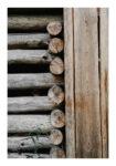 Poster RUSTIC FARMHOUSE WOOD FENCE