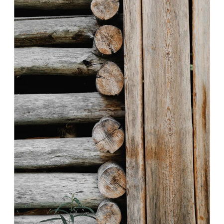 Poster RUSTIC FARMHOUSE WOOD FENCE -  Sticky 2