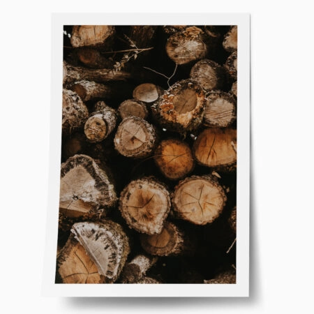 Poster RUSTIC FARMHOUSE WOOD LOGS 11 - 