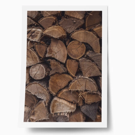 Poster RUSTIC FARMHOUSE WOOD LOGS 12 - 