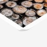 Poster RUSTIC FARMHOUSE WOOD LOGS 13