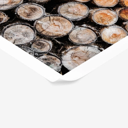 Poster RUSTIC FARMHOUSE WOOD LOGS 13 -  Sticky 1