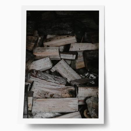 Poster RUSTIC FARMHOUSE WOOD LOGS 4 - 
