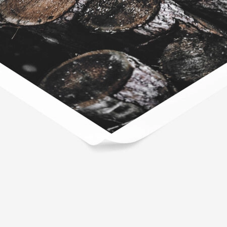 Poster RUSTIC FARMHOUSE WOOD LOGS 5 -  Sticky 1