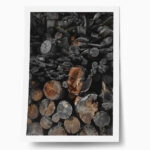 Poster RUSTIC FARMHOUSE WOOD LOGS 6