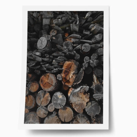 Poster RUSTIC FARMHOUSE WOOD LOGS 6 - 