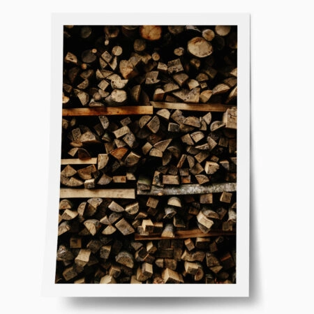 Poster RUSTIC FARMHOUSE WOOD LOGS 7 - 