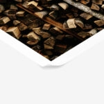 Poster RUSTIC FARMHOUSE WOOD LOGS 7