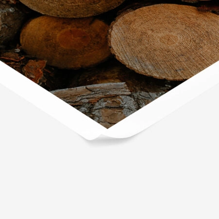 Poster RUSTIC FARMHOUSE WOOD LOGS 8 -  Sticky 1