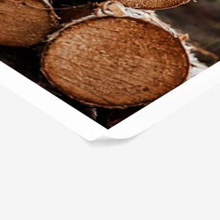 Poster RUSTIC FARMHOUSE WOOD LOGS 9 -  Sticky 1