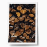 Poster RUSTIC FARMHOUSE WOOD LOGS