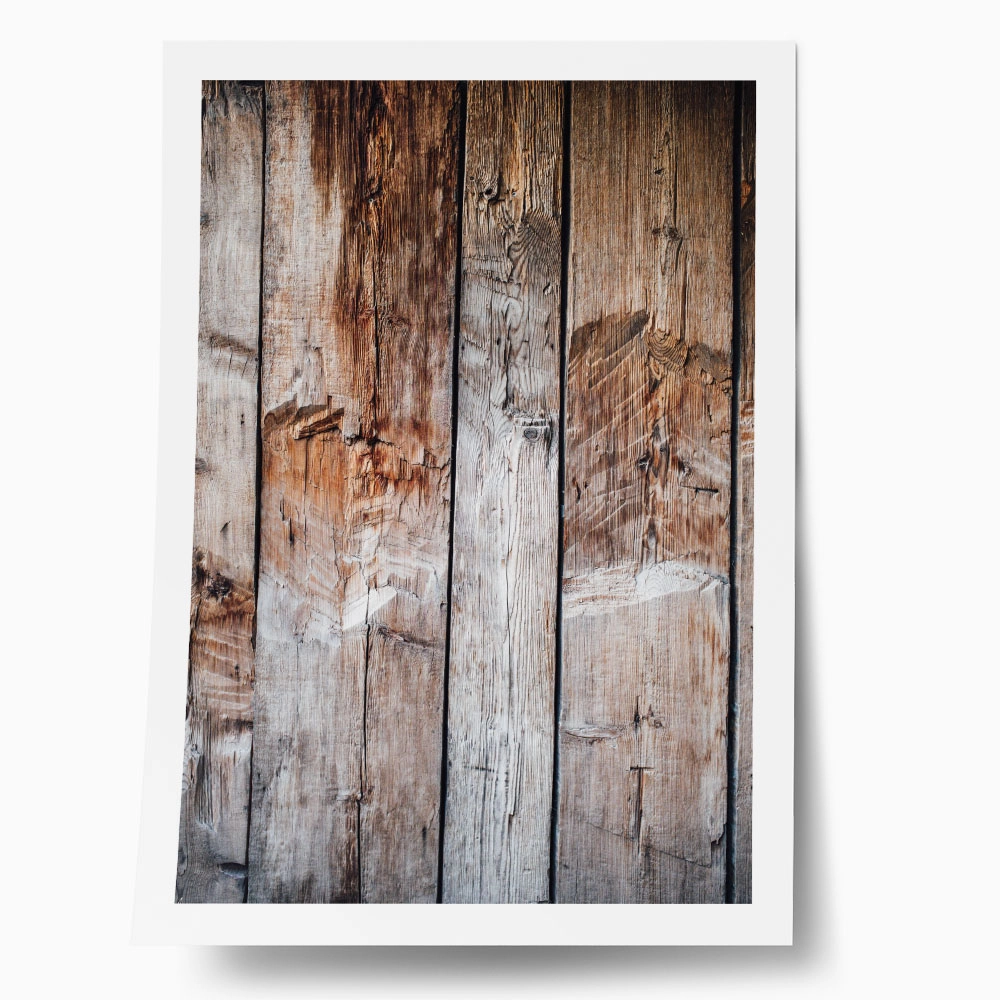 Poster RUSTIC FARMHOUSE WOOD PLANKS