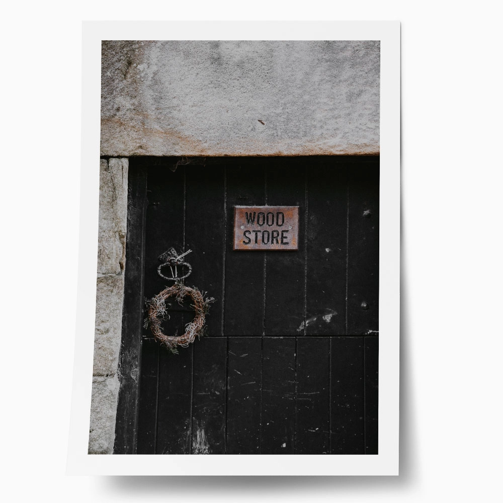 Poster RUSTIC FARMHOUSE WOOD STORE