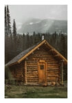 Poster RUSTIC FARMHOUSE WOODEN CABIN 2
