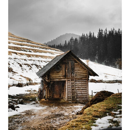 Poster RUSTIC FARMHOUSE WOODEN CABIN 3 -  Sticky 2