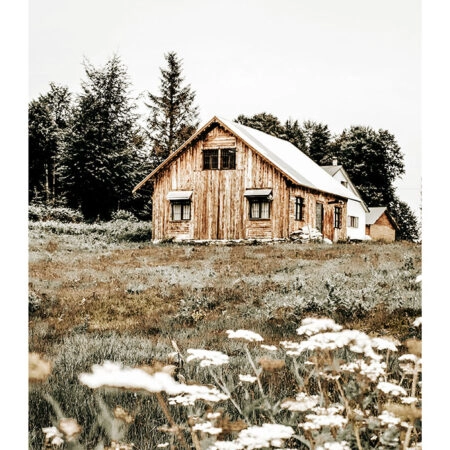 Poster RUSTIC FARMHOUSE WOODEN CABIN 4 -  Sticky 2
