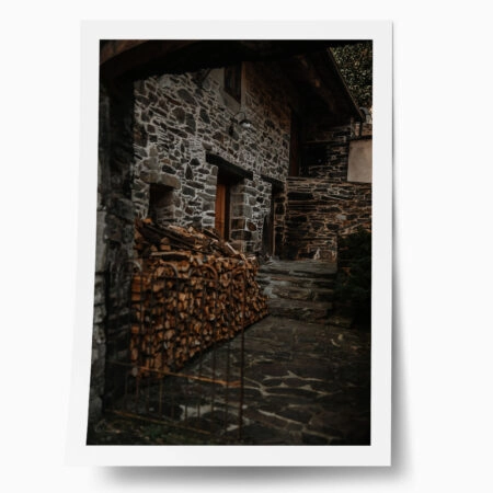 Poster RUSTIC FARMHOUSE YARD - 