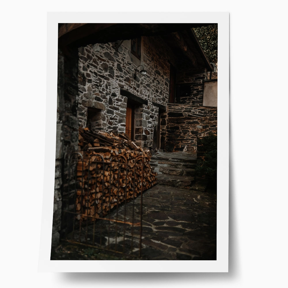 Poster RUSTIC FARMHOUSE YARD