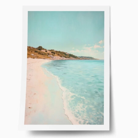 Poster VINTAGE PASTEL BEACH 2 - Vintage Posters