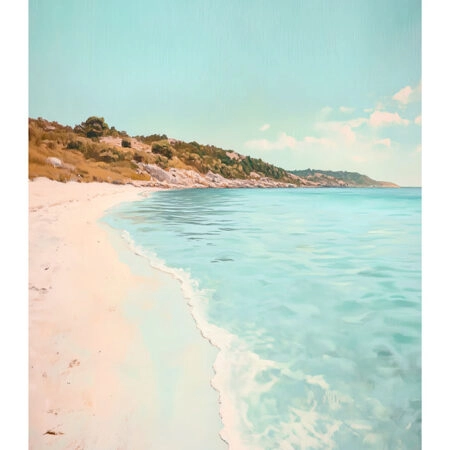 Poster VINTAGE PASTEL BEACH 2 - Vintage Posters Sticky 2