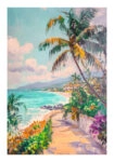 Poster VINTAGE PASTEL BEACH 3