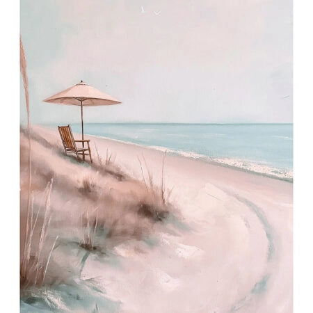 Poster VINTAGE PASTEL BEACH PATH - Vintage Posters Sticky 2