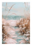 Poster VINTAGE PASTEL BEACH VIEW 3