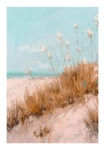 Poster VINTAGE PASTEL BEACH VIEW 4