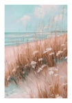 Poster VINTAGE PASTEL BEACH VIEW 5